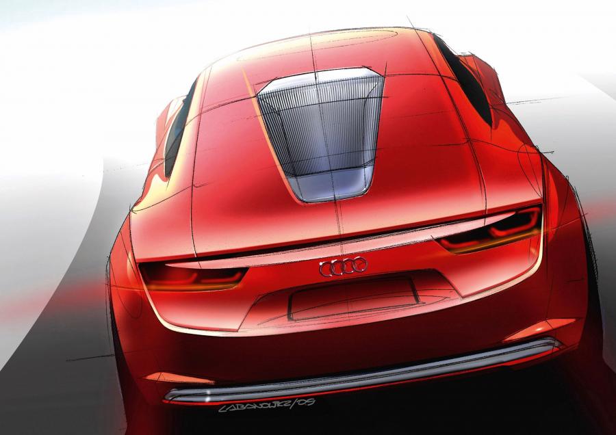 Эскиз Audi e-Tron Concept 2009 года  (фото 58 из 68)